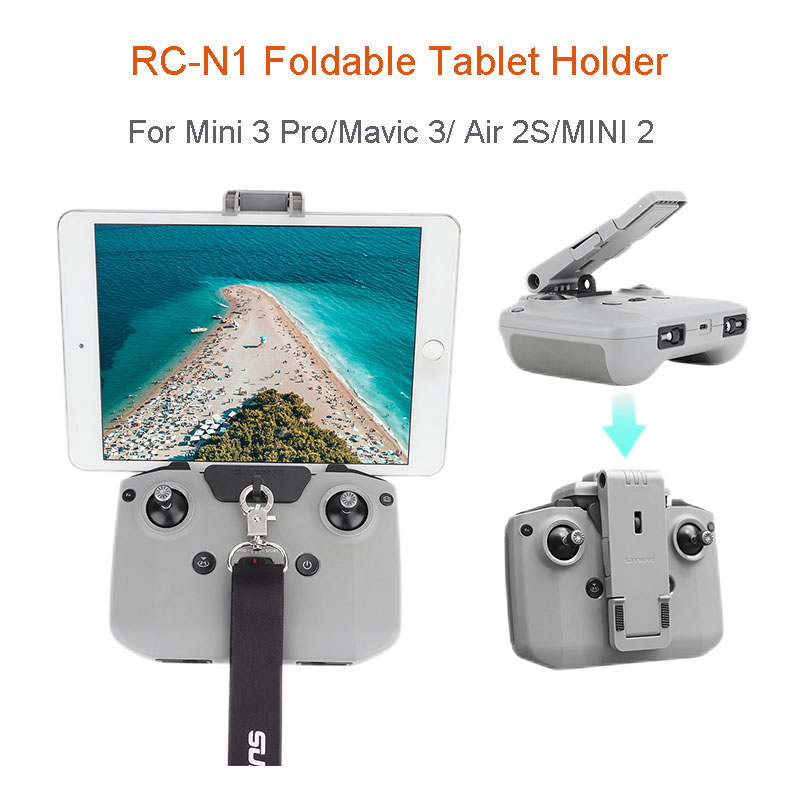 Drone Tablet Mount - Suporte sem desmontagem dobrável, suporte de