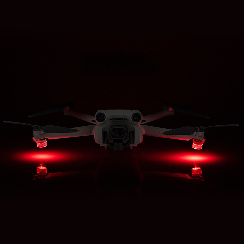 Drone Tablet Mount - Vermelho e azul piscando indicador para