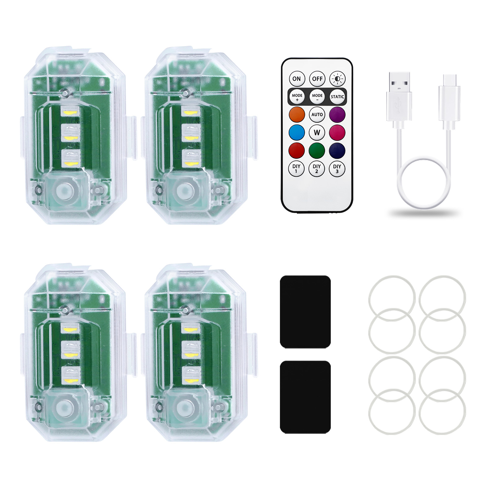 Drone Strobe Light - LECART Luzes Led Sem Fio para