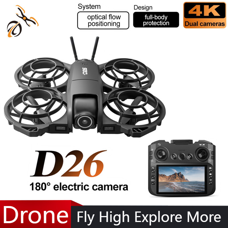 Drone Power Bank - Drone D26 4K Aéreo HD 180