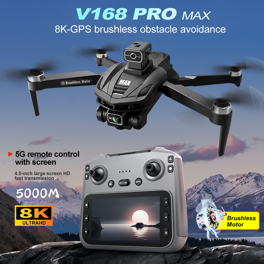 Drone Power Bank - V168 PRO Max GPS Drone 8K