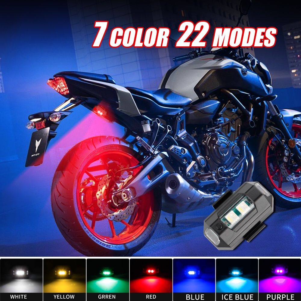 Drone Strobe Light - 1pc 7 cores mini carregamento usb