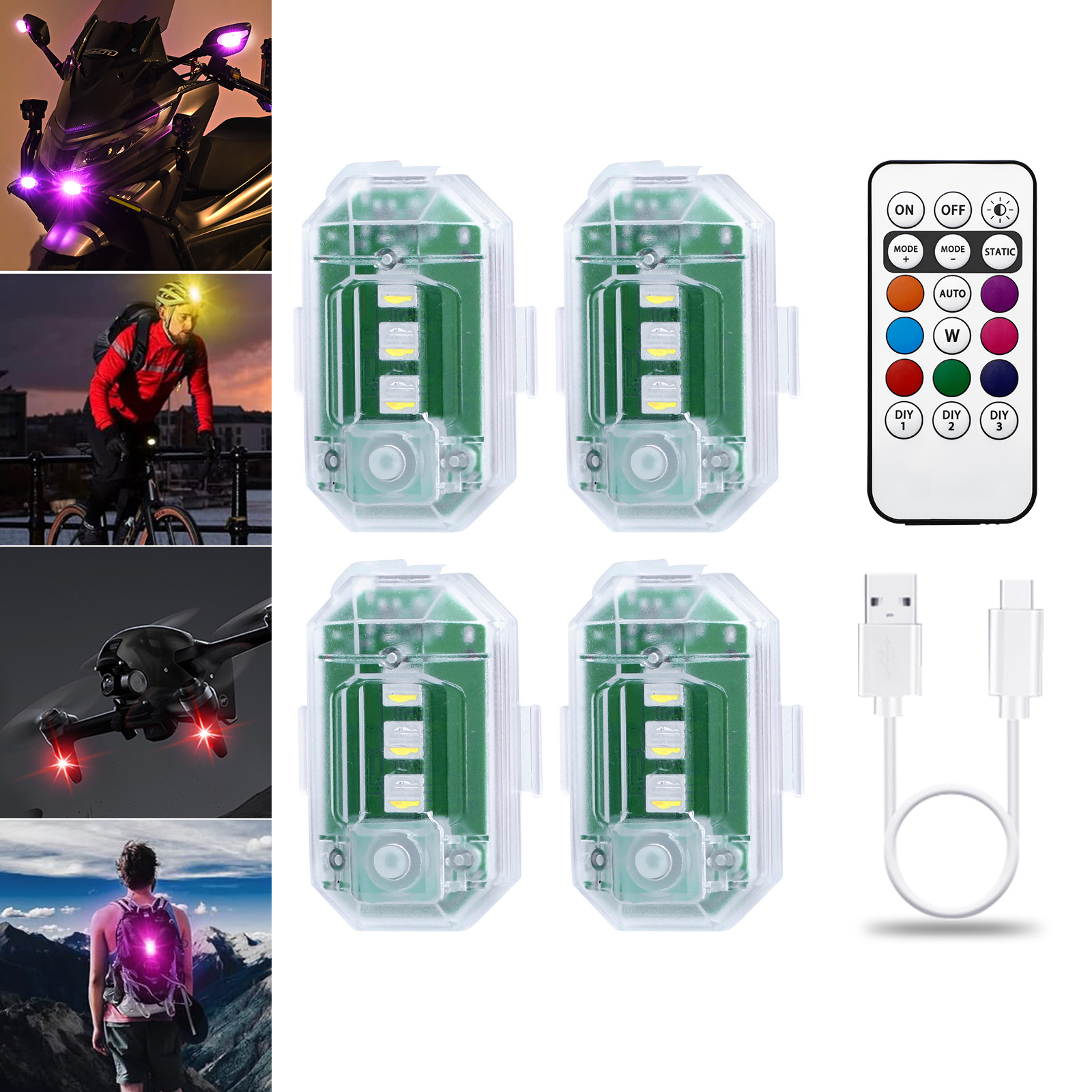 LECART Luzes Led Sem Fio para  - Drone Strobe Light avaliação e preço