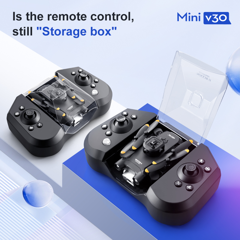 Mini drone v30 wifi fpv com câ - Drone Controller Screen avaliação e preço
