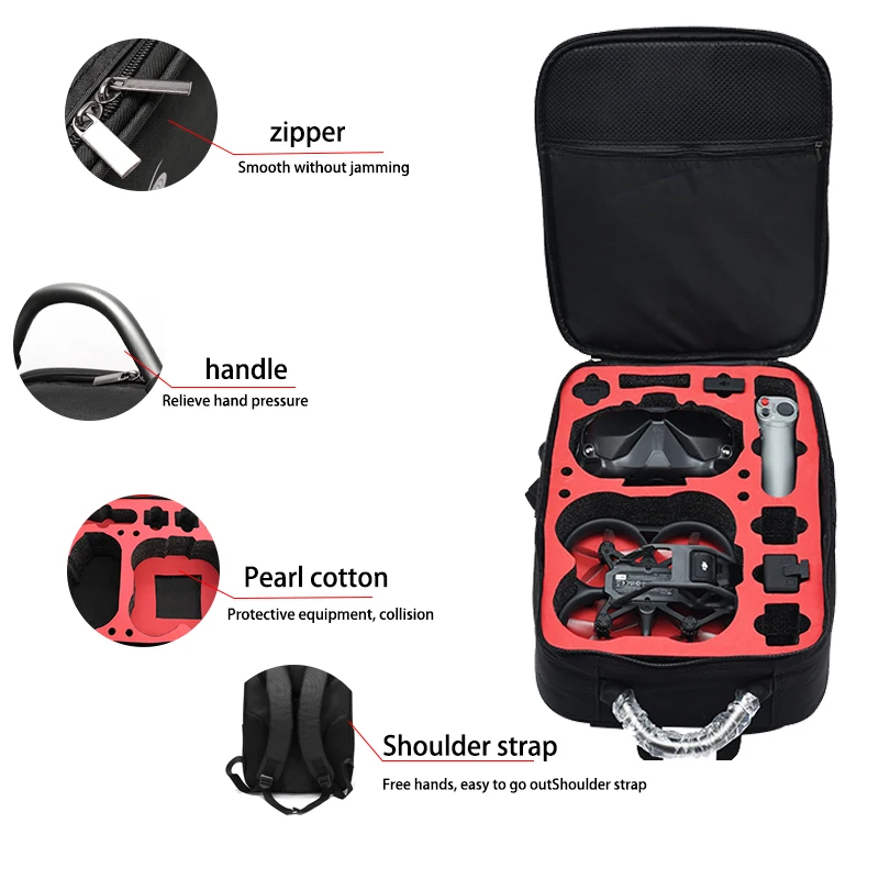 Caso portátil mochila náilon s - Drone Backpack avaliação e preço
