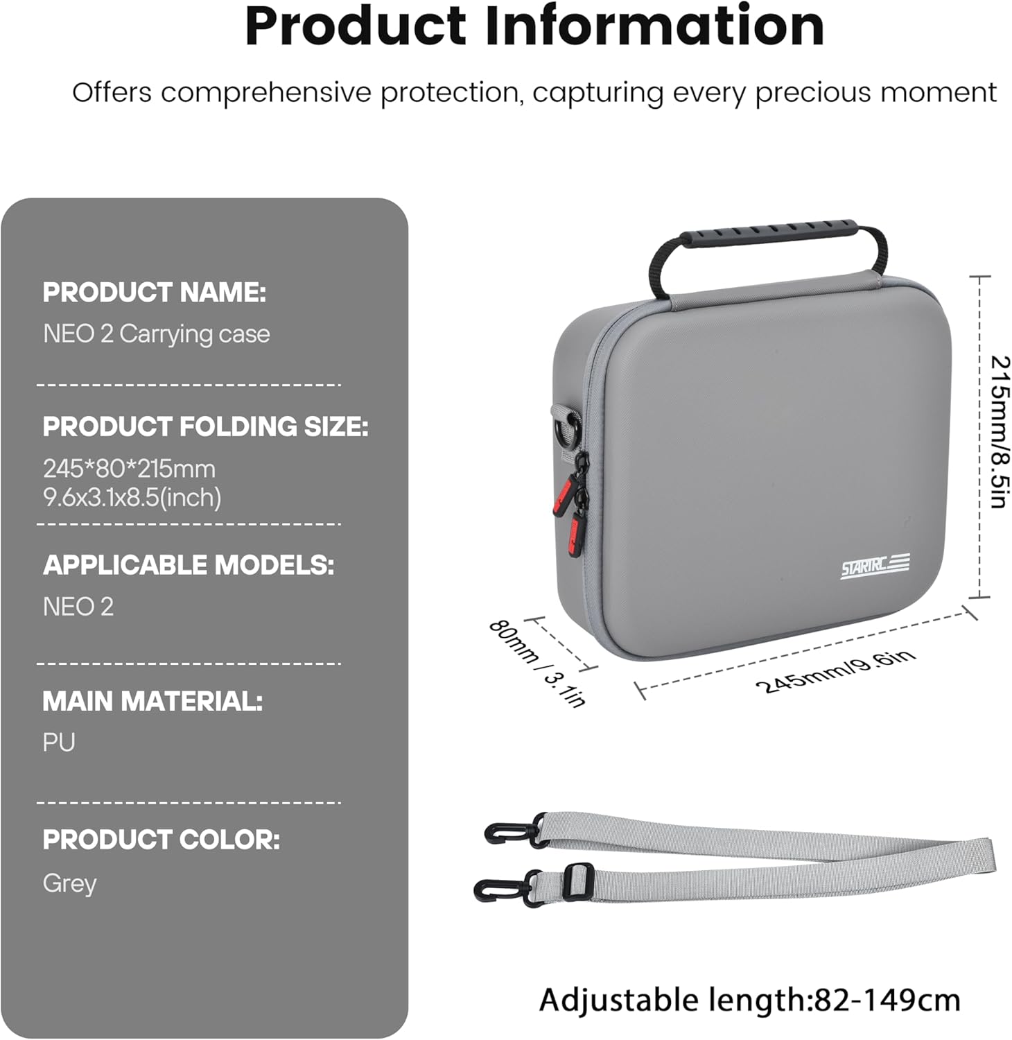 STARTRC Neo 2 Bolsa de Ombro P - Drone Carrying Case avaliação e preço