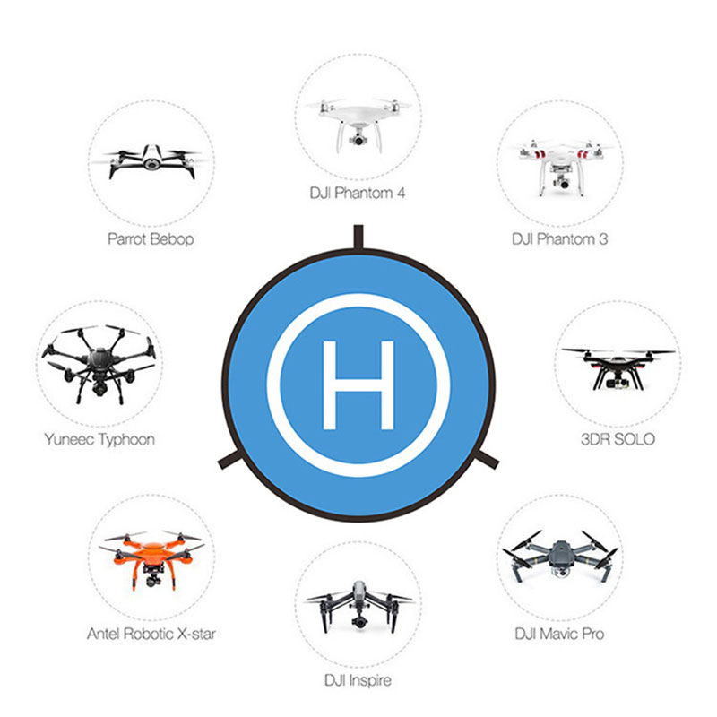 55cm drone quadcopters acessór - Drone Landing Pad avaliação e preço