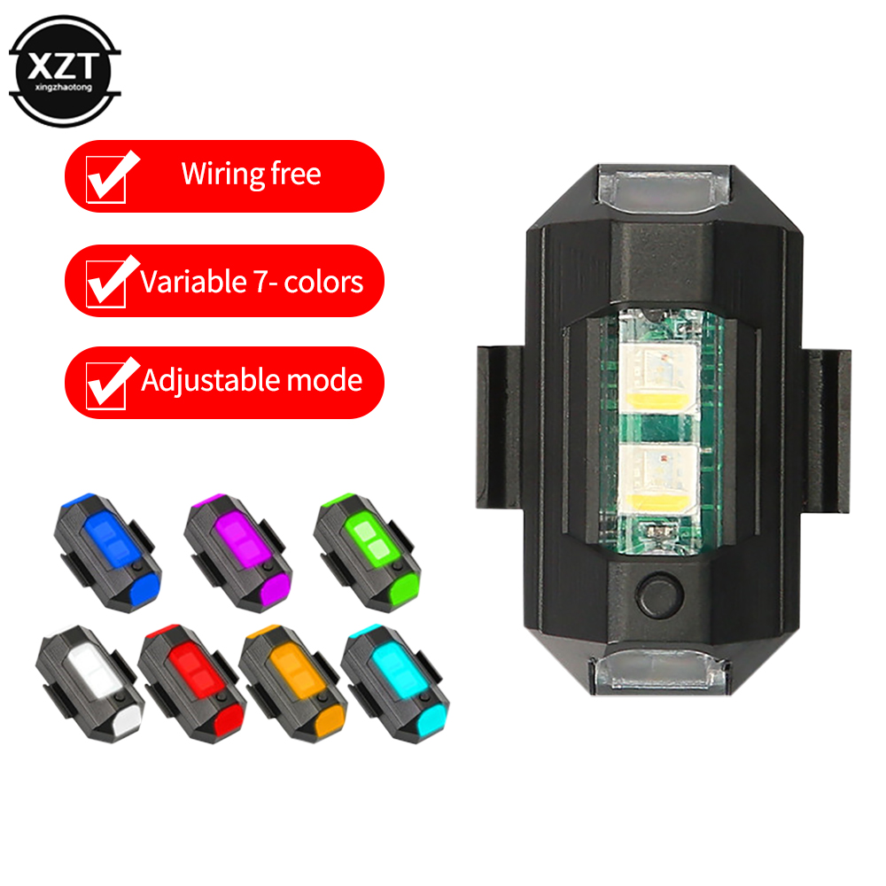Usb led anti-colisão drone luz - Drone Strobe Light avaliação e preço