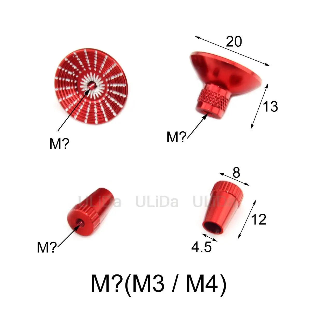 M3 m4 transmissor de alumínio  - Drone Control Stick avaliação e preço