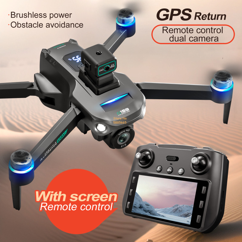8k câmera dupla 5g wifi fpv co - Drone Power Bank avaliação e preço