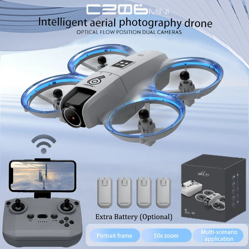 CZ06 Mini RC Quadcopter Drone  - Drone Controller Screen avaliação e preço