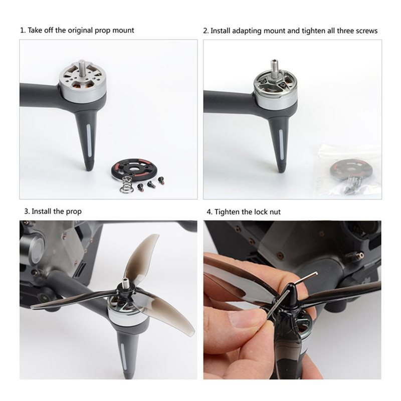 B50b-adaptador de placa de mot - Drone Propeller Holder avaliação e preço