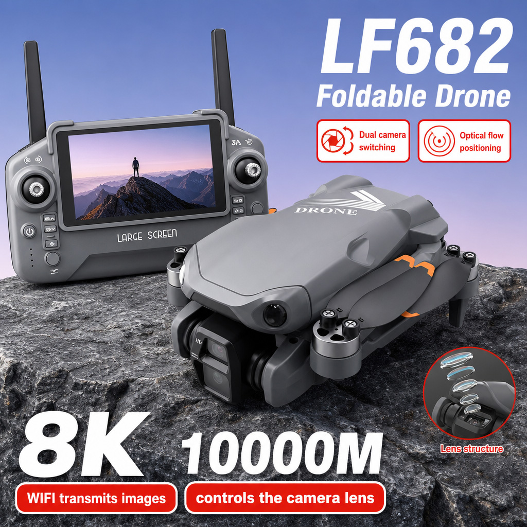 Drone Aéreo LF682 com Câmeras  - Drone Power Bank avaliação e preço