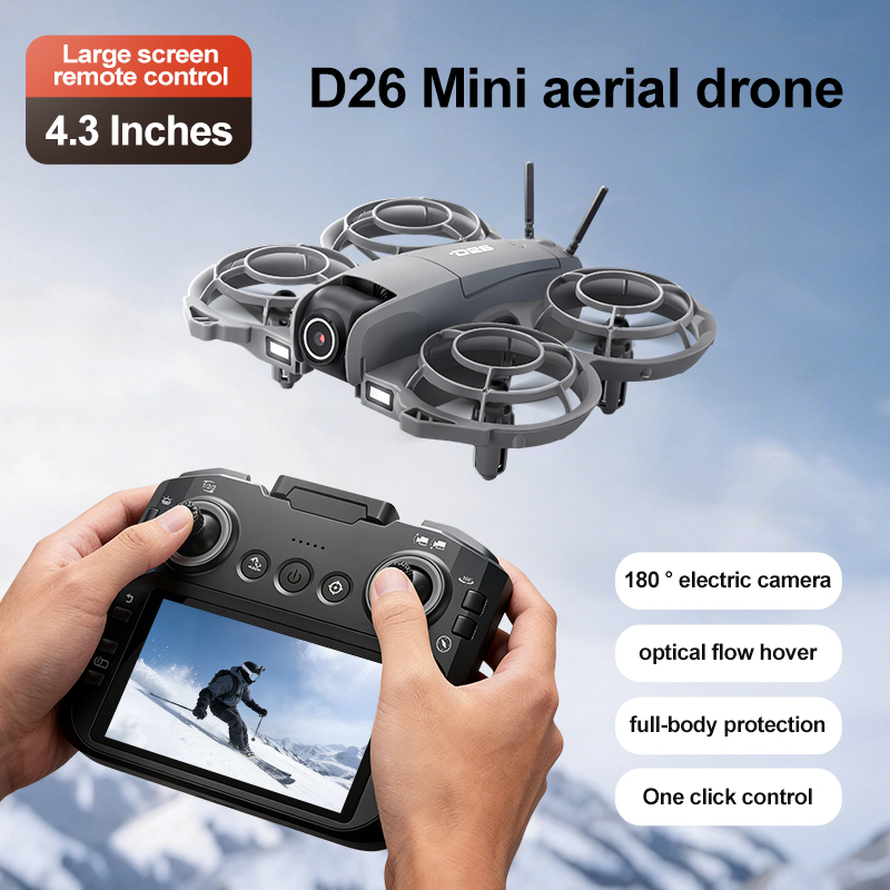 Drone D26 4K Aéreo HD 180 °    - Drone Power Bank avaliação e preço