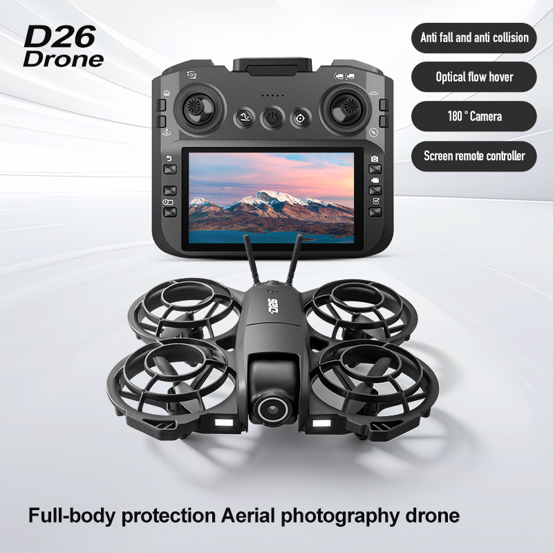 Drone D26 4K Aéreo HD 180 °    - Drone Power Bank avaliação e preço