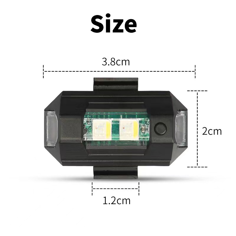 Luz Estroboscópica para Moto e - Drone Strobe Light avaliação e preço