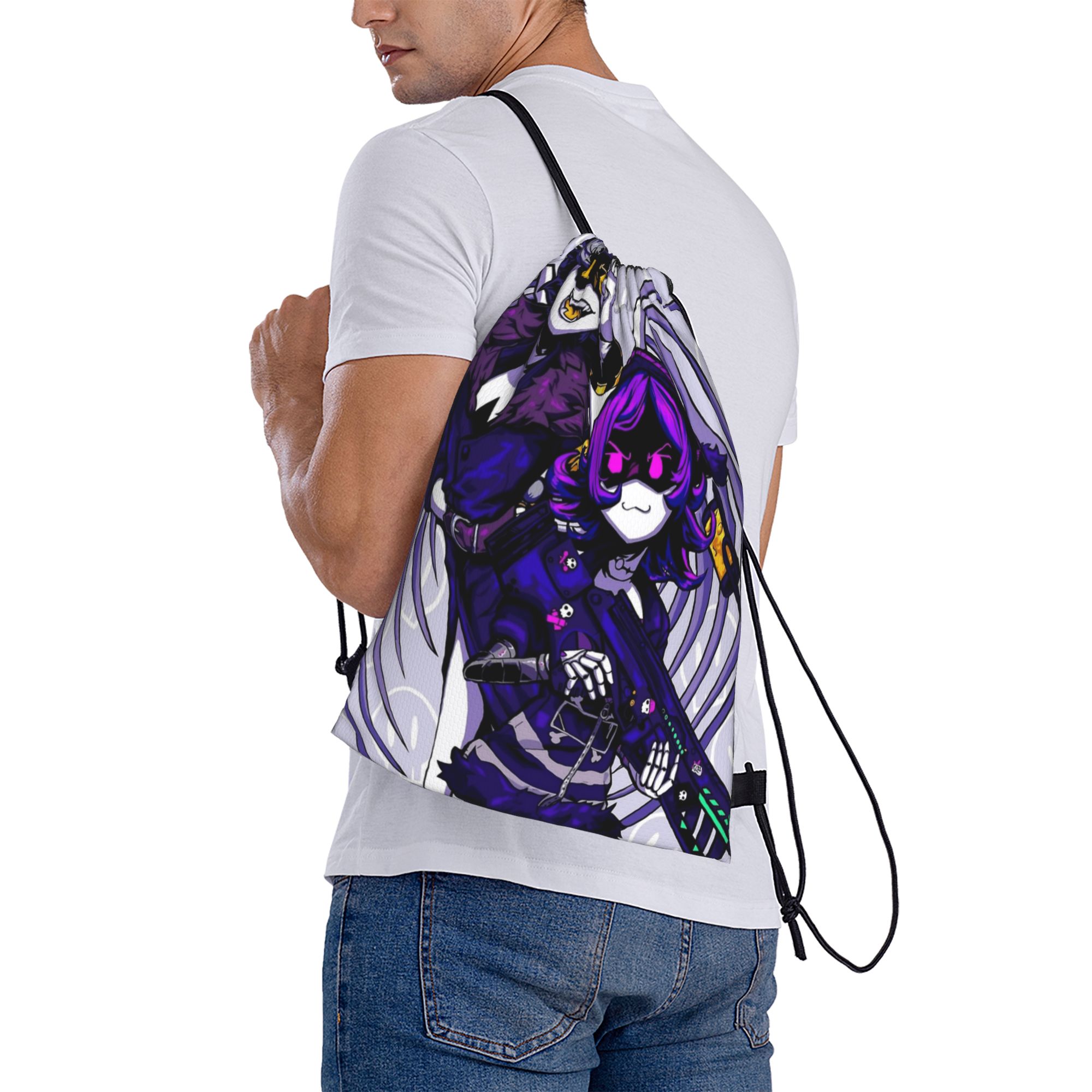 Bolsa com cordão do anime Murd - Drone Backpack avaliação e preço