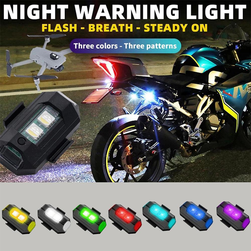 2 pces mini luzes estroboscópi - Drone Strobe Light avaliação e preço