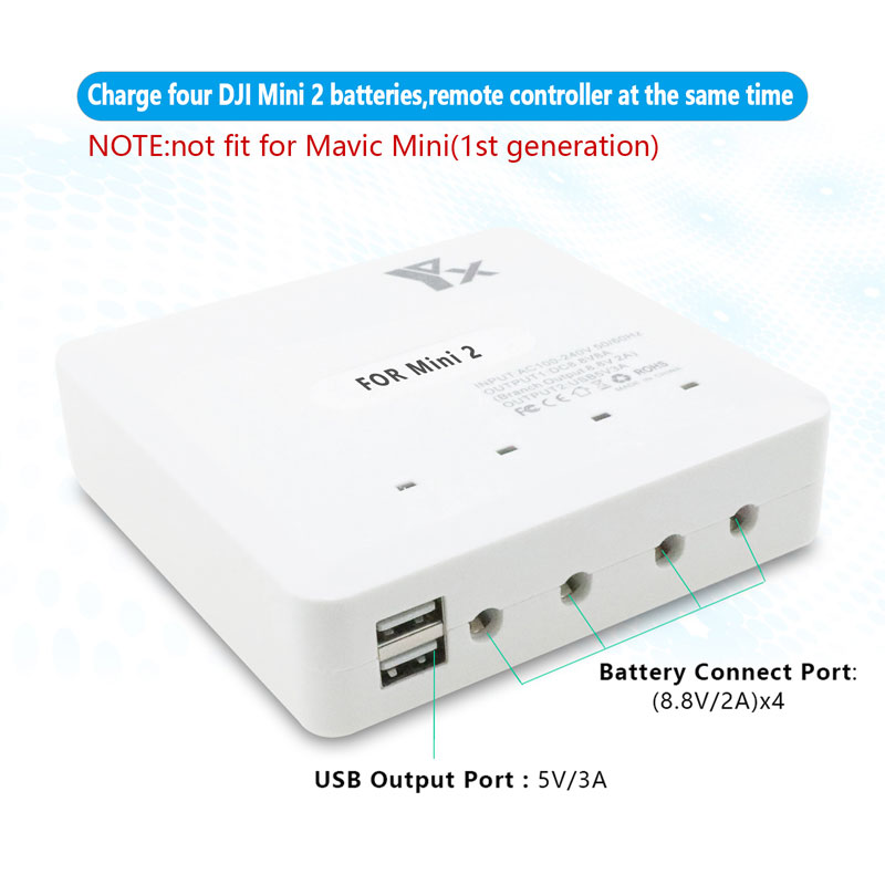 YX 6IN1 Hub de carregador de b - Drone Charging Hub avaliação e preço
