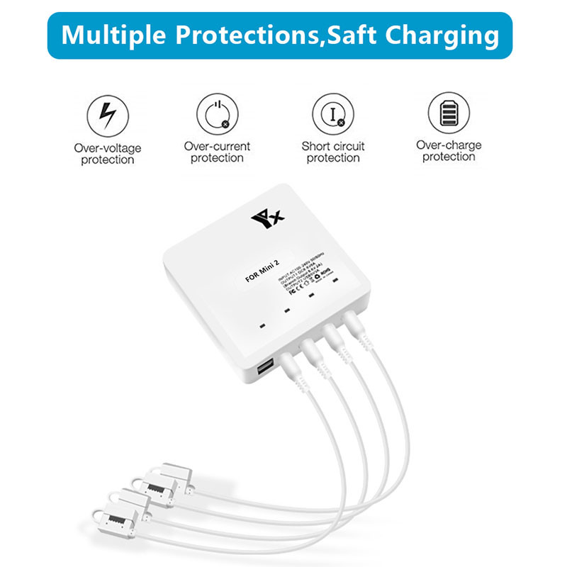 YX 6IN1 Hub de carregador de b - Drone Charging Hub avaliação e preço