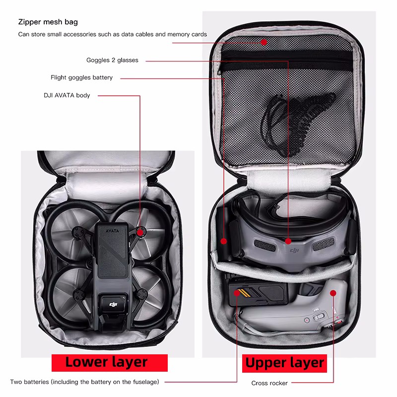 Caso portátil dobrável mini sa - Drone Control Stick avaliação e preço