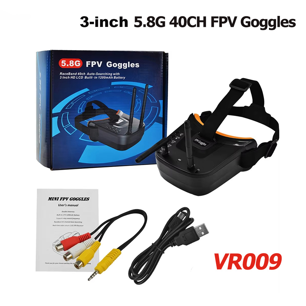 VR009 FPV Óculos de Vídeo 3 Po - Drone Controller Screen avaliação e preço