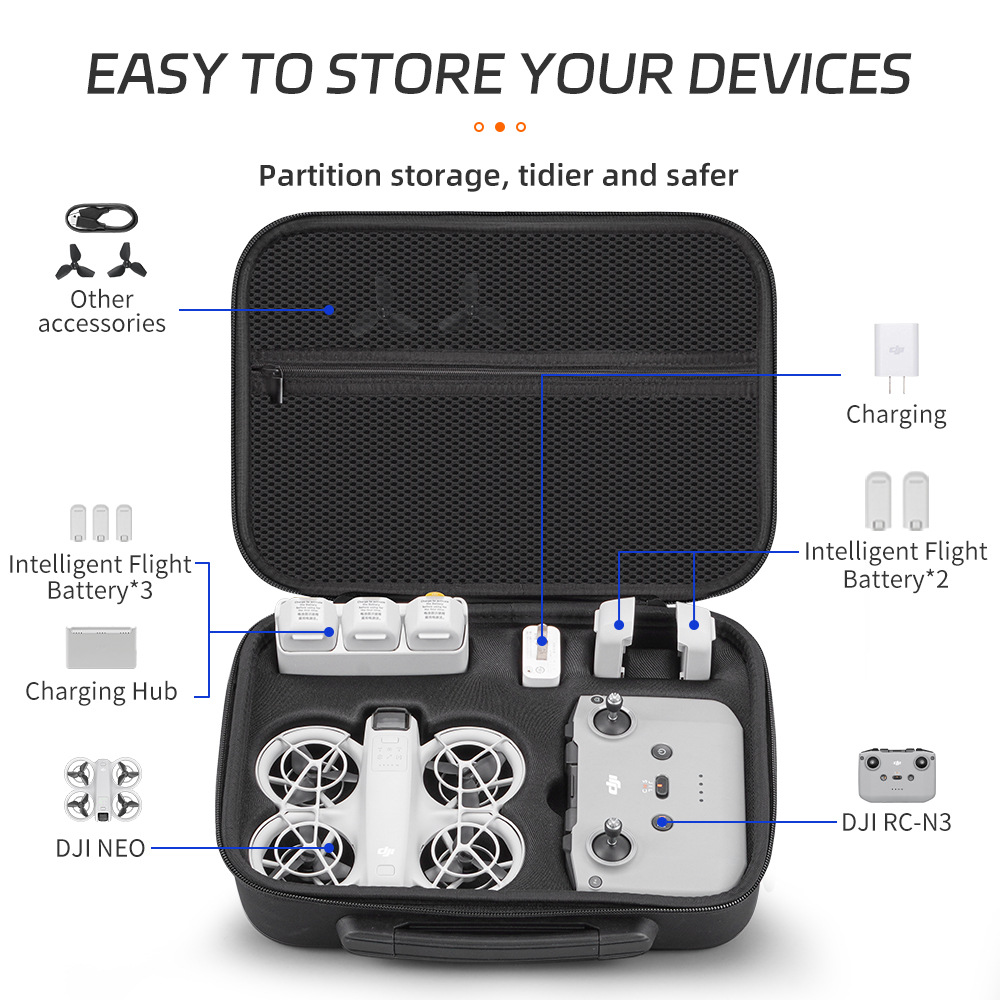 Estojo de Transporte XFJI Comp - Drone Hard Shell Case avaliação e preço